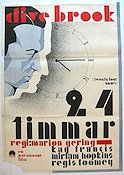 24 timmar 1932 poster Clive Brook Klockor