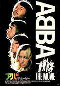 ABBA the Movie 1977 poster ABBA Agnetha Fältskog Anni-Frid Lyngstad Benny Andersson Björn Ulvaeus Robert Hughes Lasse Hallström Rock och pop Dokumentärer