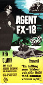 Agent FX-18 1964 poster Richard Wyler Robert Manuel Jany Clair Riccardo Freda Agenter