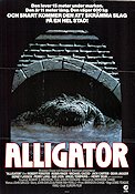 Alligator 1980 poster Robert Forster Henry Silva Michael V Gazzo Lewis Teague