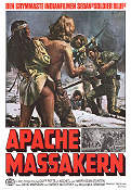 Apachemassakern 1972 poster Cliff Potts Maria Potts Harry Dean Stanton William A Graham