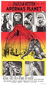 Apornas planet 1968 poster Charlton Heston Roddy McDowall Kim Hunter Franklin J Schaffner
