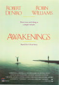 Awakenings 1990 poster Robert De Niro Robin Williams Julie Kavner Penny Marshall Strand Medicin och sjukhus