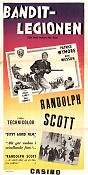 Banditlegionen 1953 poster Randolph Scott Patrice Wymore Dick Wesson Felix E Feist