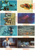 Barracuda 1978 lobbykort Wayne Crawford Jason Evers Roberta Leighton Harry Kerwin Fiskar och hajar Dykning