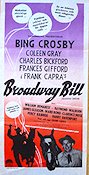 Broadway Bill 1950 poster Bing Crosby Frank Capra Hästar