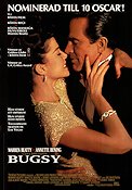 Bugsy 1991 poster Warren Beatty Annette Bening Harvey Keitel Ben Kingsley Barry Levinson Maffia