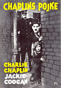 Chaplins pojke 1921 poster Jackie Coogan Edna Purviance Charlie Chaplin Hitta mer: Silent movie Barn Poliser