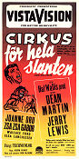 Cirkus för hela slanten 1954 poster Dean Martin Jerry Lewis Joseph Pevney Cirkus
