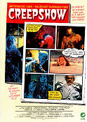 Creepshow 1982 poster Hal Holbrook Viveca Lindfors George A Romero Text: Stephen King Insekter och spindlar