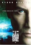 The Day the Earth Stood Still 2008 poster Keanu Reeves Jennifer Connelly Kathy Bates Scott Derrickson