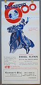 De tappra 600 1937 poster Errol Flynn Olivia de Havilland Michael Curtiz