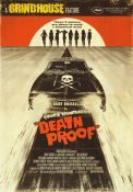 Death Proof 2007 poster Kurt Russell Zoe Bell Rosario Dawson Quentin Tarantino Hitta mer: Grindhouse Bilar och racing