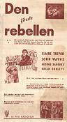 Den förste rebellen 1939 poster John Wayne Claire Trevor