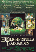 Den hemlighetsfulla trädgården 1993 poster Kate Maberly Maggie Smith Heydon Prowse Agnieszka Holland Blommor och växter