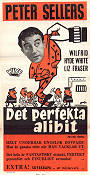 Det perfekta alibit 1960 poster Peter Sellers David Lodge Robert Day
