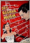 Det regnar musik 1943 poster Ilse Werner Viktor de Kowa