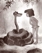 Djungelboken 1967 filmfotos Baloo Mowgli Phil Harris Wolfgang Reitherman