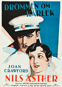 Drömmen om kärlek 1928 poster Nils Asther Joan Crawford Fred Niblo Eric Rohman art