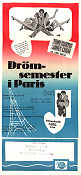 Drömsemester i Paris 1958 poster Tony Curtis Janes Leigh Linda Cristal Blake Edwards Resor