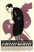 Dubbelt grubbel 1915 poster Douglas Fairbanks Margery Wilson Christy Cabanne Eric Rohman art