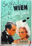 En vår i Wien 1937 poster Hans Jaray Irene Agay Eric Rohman art