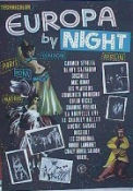 Europa By Night 1959 poster Carmen Sevilla Platters Alessandro Blasetti Rock och pop Dokumentärer