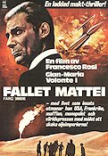 Fallet Mattei 1971 poster Gian Maria Volonté Francesco Rosi