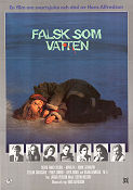 Falsk som vatten 1985 poster Malin Ek Stellan Skarsgård Magnus Uggla Hans Alfredson Filmbolag: AB Svenska Ord