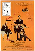 The Favour the Watch and the Very Big Fish 1991 poster Bob Hoskins Jeff Goldblum Natasha Richardson Ben Lewin Fiskar och hajar