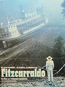 Fitzcarraldo 1982 poster Klaus Kinski Claudia Cardinale José Lewgoy Werner Herzog Skepp och båtar