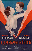 Flammande kärlek 1927 poster Ronald Colman Vilma Banky Henry King