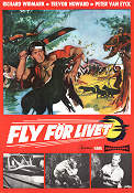 Fly för livet 1956 poster Richard Widmark Trevor Howard Jane Greer Roy Boulting