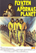 Flykten från apornas planet 1971 poster Roddy McDowall Kim Hunter Bradford Dillman Don Taylor