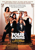 Four Rooms 1995 poster Antonio Banderas Jennifer Beals Madonna Salma Hayek Quentin Tarantino