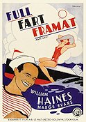 Full fart framåt 1932 poster William Haines Madge Evans