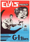 G I Blues 1960 poster Elvis Presley Juliet Prowse Robert Ivers Norman Taurog Musikaler