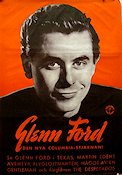 Glenn Ford Columbia-stjärnan 1942 poster Glenn Ford