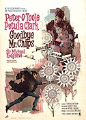 Goodbye Mr Chips 1970 poster Peter O´Toole Petula Clark