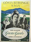 Gösta Berlings saga 1924 poster Greta Garbo Lars Hanson Mauritz Stiller Text: Selma Lagerlöf Berg
