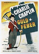 Guldfeber 1925 poster Mack Swain Georgia Hale Charlie Chaplin Berg Mat och dryck