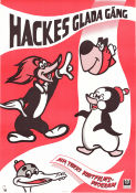 Hackes glada gäng 1969 poster Hacke Hackspett Woody Woodpecker Walter Lantz Animerat