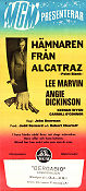 Hämnaren från Alcatraz 1968 poster Lee Marvin Angie Dickinson Keenan Wynn John Boorman
