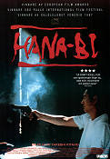 Hana-bi 1997 poster Kayoko Kishimoto Ren Osugi Takeshi Kitano Filmen från: Japan