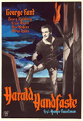 Harald Handfaste 1946 poster George Fant Georg Rydeberg Elsie Albiin Hampe Faustman