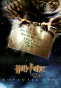 Harry Potter och de vises sten 2001 poster Daniel Radcliffe Alan Rickman Chris Columbus Text: J K Rowling
