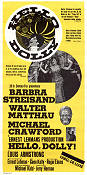 Hello Dolly! 1969 poster Barbra Streisand Walter Matthau Michael Crawford Louis Armstrong Musikaler