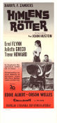 Himlens rötter 1959 poster Errol Flynn Juliette Greco Trevor Howard Orson Welles John Huston Hitta mer: Africa