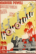 Honolulu 1939 poster Eleanor Powell Robert Young Edward Buzzell