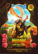 Hopper och jakten på mörkrets hamster 2022 poster Joe Ochman Benjamin Mousquet Animerat